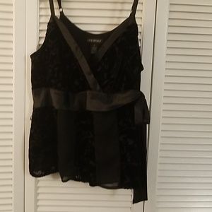 Dressy thin strap shirt